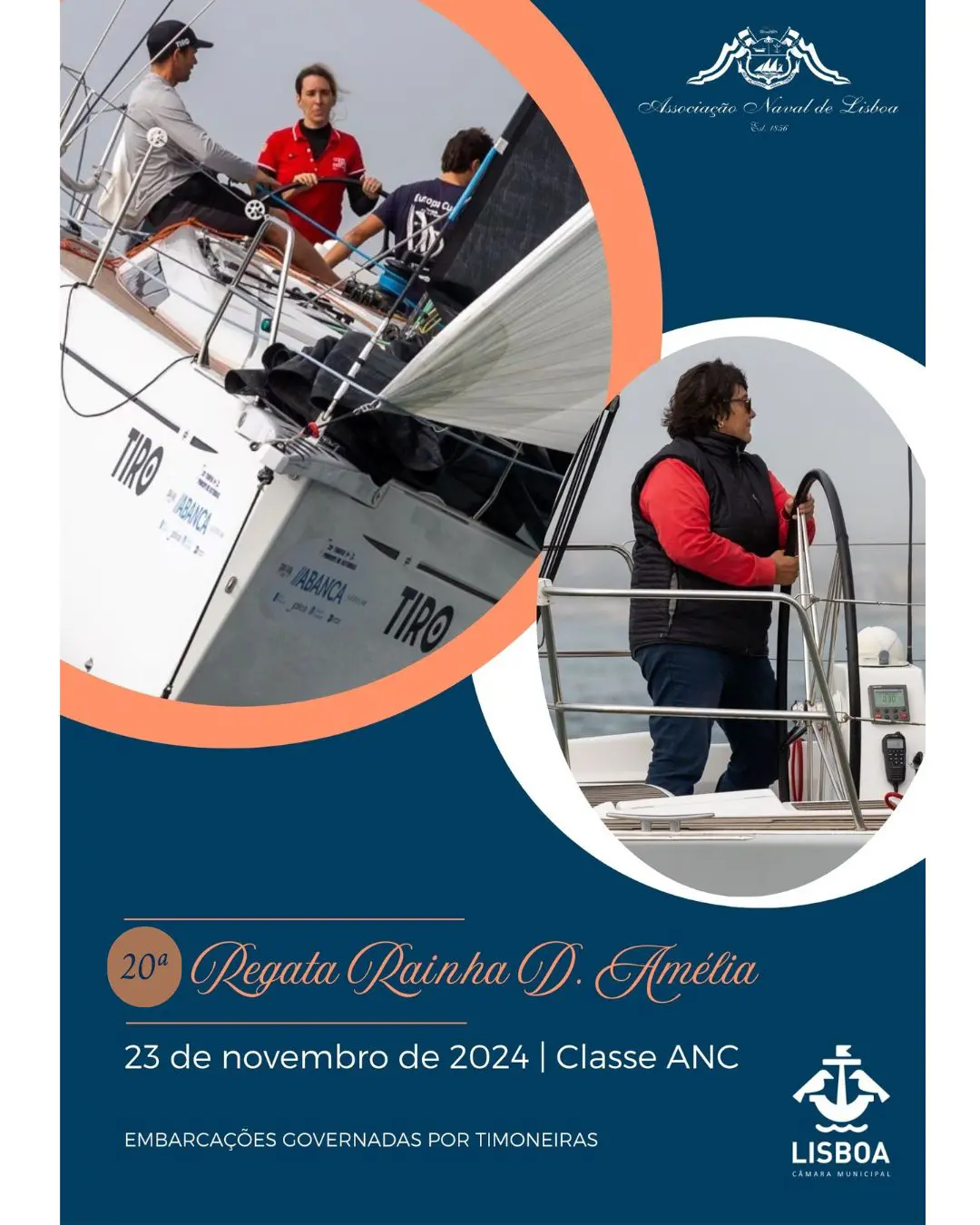 Cartaz 20a Regata R. D. Amélia 2024 CML